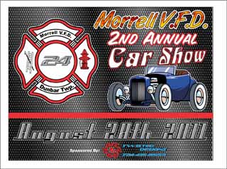 Car Show Plaque made with sublimation printing